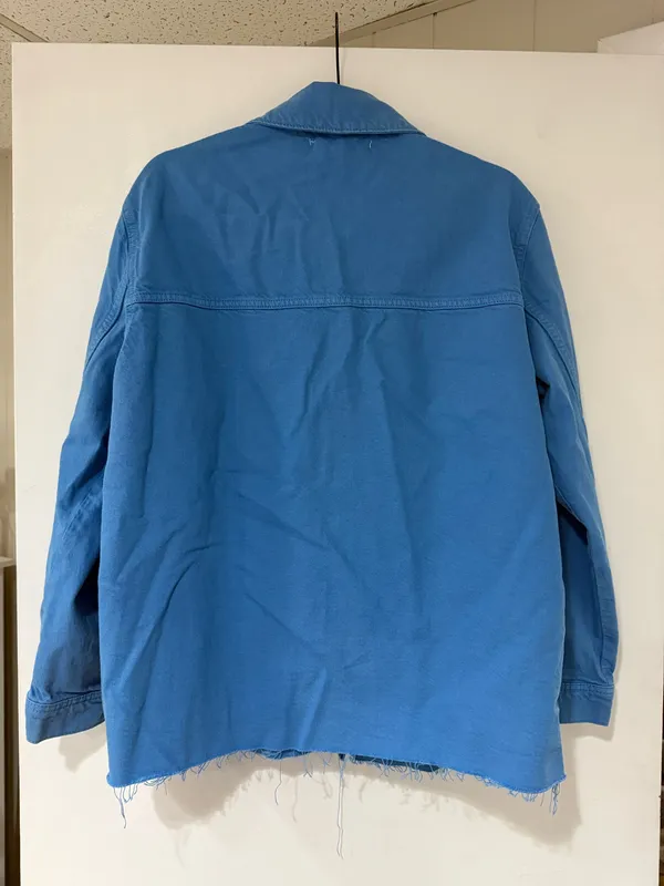 Zara Blue Denim Jacket - Image 4