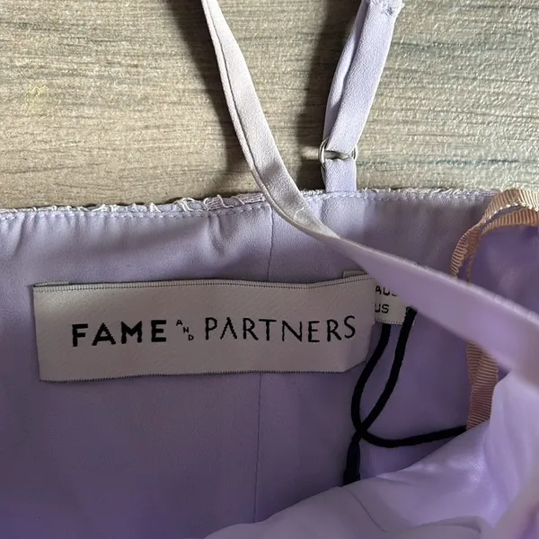 Fame and partners purple lace dress - Image 4