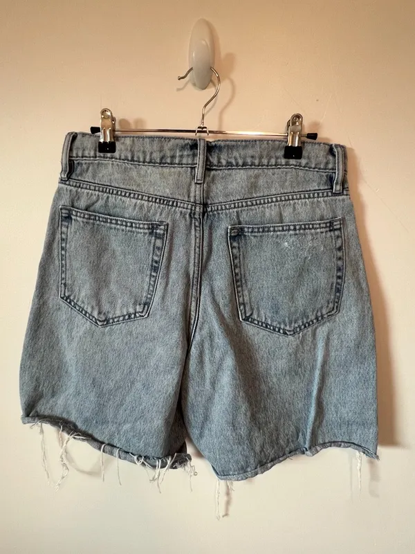 VICI Long Denim Shorts - Image 2