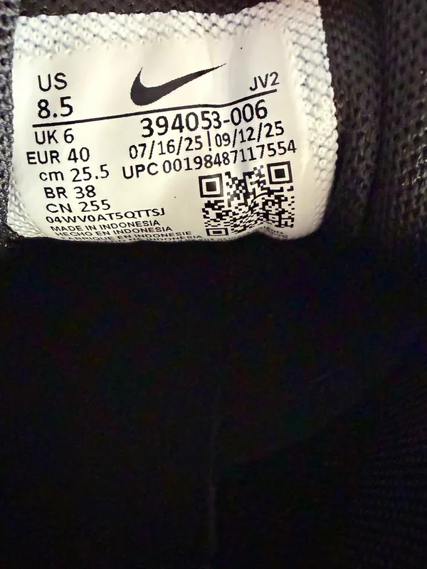Nike Initiator Black Dark Smoke Grey Pink Spell Womens Running Shoes 8.5 - Image 5