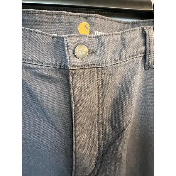 Carhartt Women's Original Fit Fleece Lined - Carpenter Pant Size‎ 18 REG Gray - Image 2