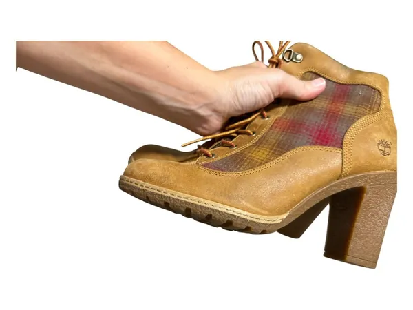 Timberland x Pendleton Glancy plaid heeled boots - Image 3
