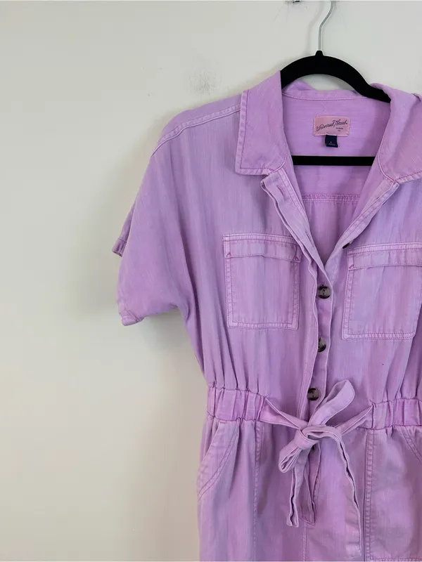 Universal Thread Lavender Utility Jumpsuit Boilersuit Size 6 Women's - Image 3