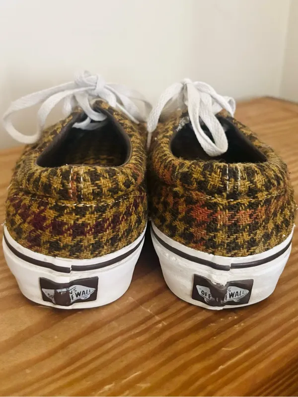 Limited Edition Vans ERA Low Top Harris Tweed Houndstooth Sneakers - Image 5
