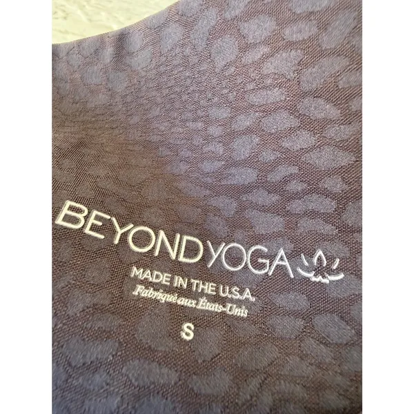 Beyond Yoga Womens High Waisted Animal Print Leggings Charcoal Size Small‎ USA - Image 6