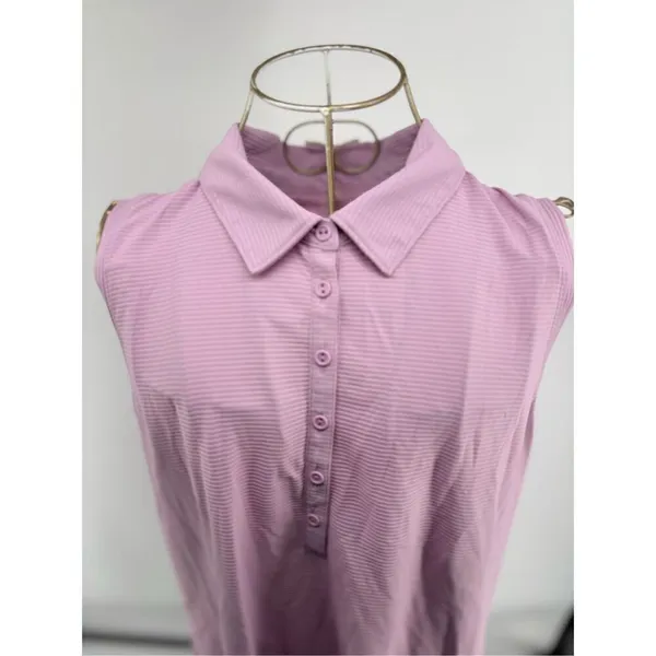 CALIA by Carrie Underwood Fairway Sleeveless Golf Polo XXL Preppy - Image 9