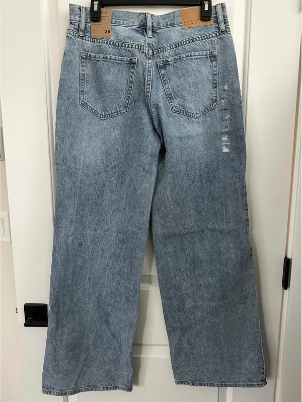 Pacsun Medium Indigo Parker Extreme Baggy Jeans NWT Parker Hayworth Size 26 - Image 6