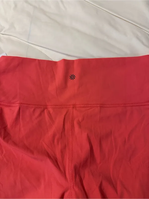 Athleta Coral Pink High-Rise Transcend 7/8 Tights - Performance - NWT - Size 1X - Image 6