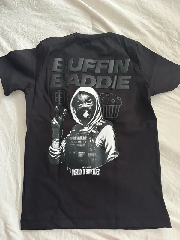 Hummusfit Gym Tee Black - Image 2