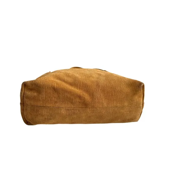 Madewell Zip-Top Transport Crossbody: Corduroy Suede Edition in Boutique Gold - Image 5