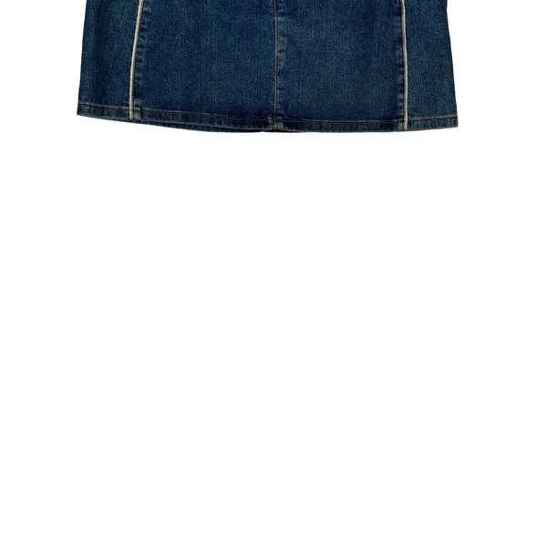 Levi's Women's Skirt Low Slouch Stretch Mini A-Line Denim‎ Blue Size Medium JR - Image 2