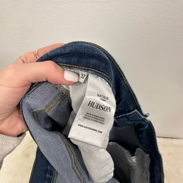 Hudson Jeans Natalie Dianna Dark Blue Ankle & Cropped denim Size 32 - Image 7