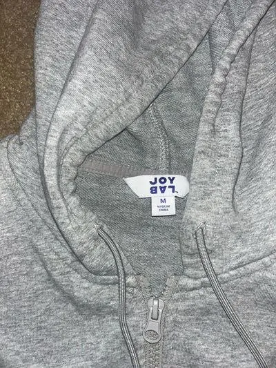 Gray zip up Size M - Image 2