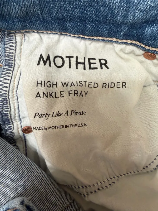 Mother Jeans High waist Ankle fray size 25 - Image 10