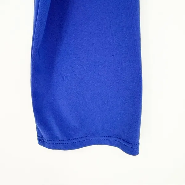 Free People‎ V-Neck Long Sleeve Bodysuit Women's Size M Blue Layering Essential - Image 5