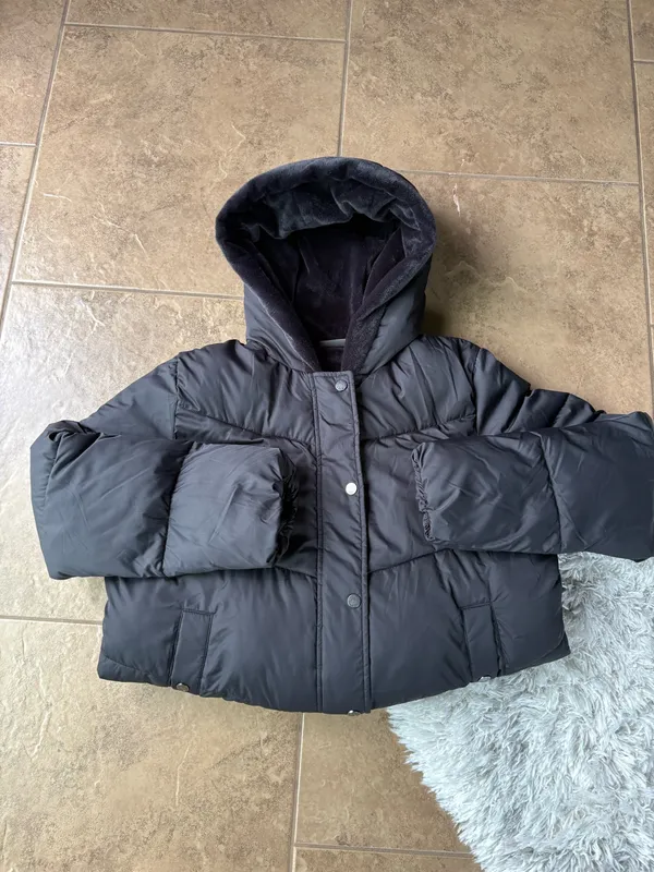 Black Puffer Jacket - Image 6