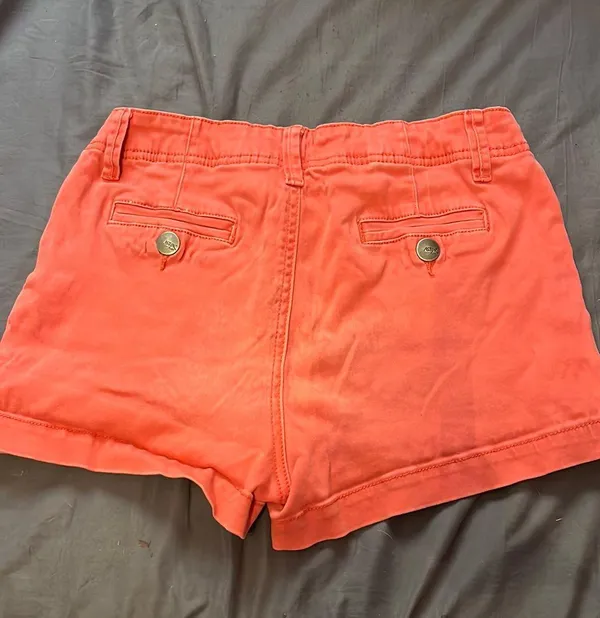 Astor Denim Shorts Orange - Image 2