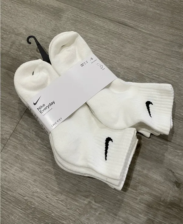Nike Dri-Fit white socks  - Image 2