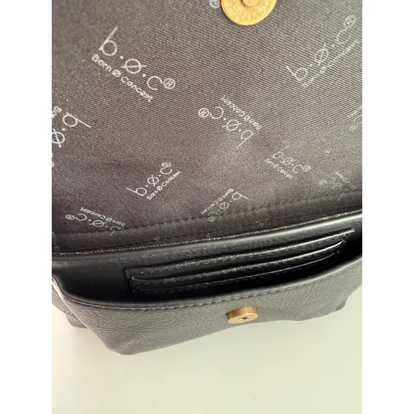 B.O.C. Born‎ Concepts Black Crossbody Bag Front Flap Pocket Adjustable Strap - Image 5