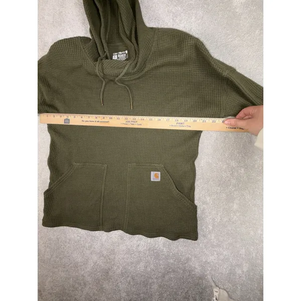 carhartt Women's Relaxed Fit Heavyweight Long-Sleeve Hooded‎ Thermal Shirt S - Image 6