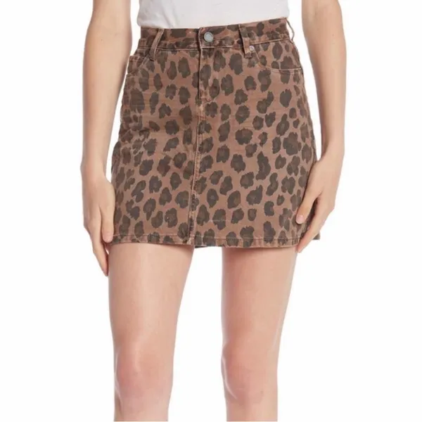 BlankNYC Leopard Print Mini Skirt Size 27 - Image 2