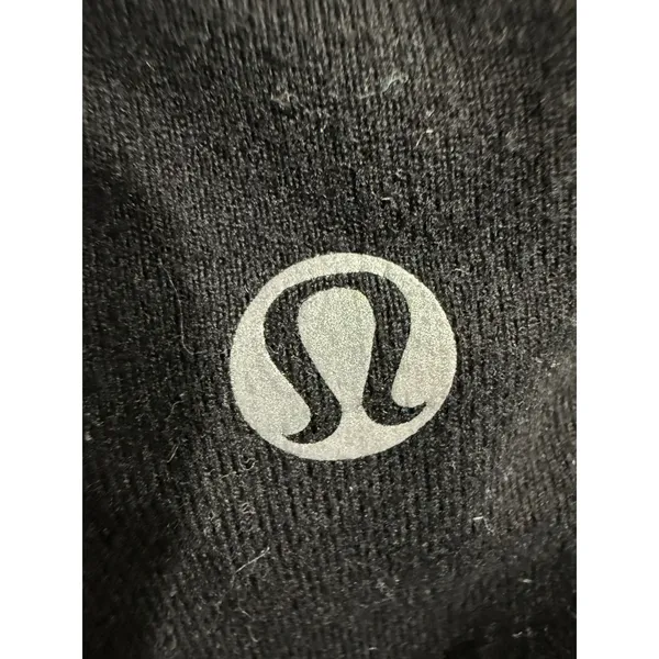 Lululemon Womens Black Straight Leg Athletic Training Pants Size S Drawstring - Image 4
