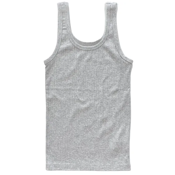 New Aerie Wide Rib Tank Top Medium Heather Gray Size XS - Image 5