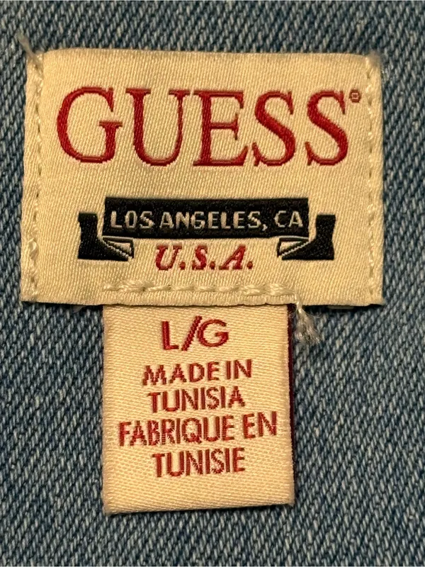 NWT GUESS Lidia Reborn Denim Dress L Light Wash Bustier Bodycon - Image 6