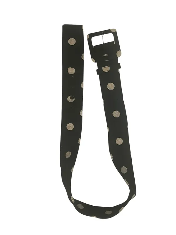 Boden‎ Black Sheath Dress with Tan Polka Dots - Image 6