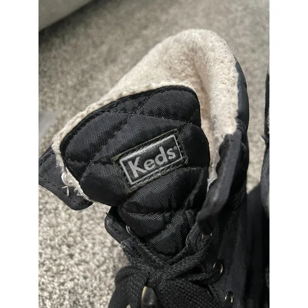Keds Black Juliet high-top hybrid sneaker Winter Boot 8 1/2 - Image 3