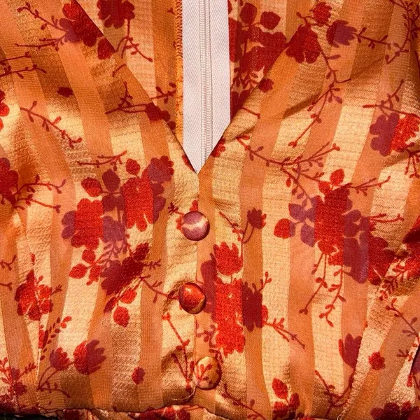 ASOS Orange floral maxi dress. - Image 4