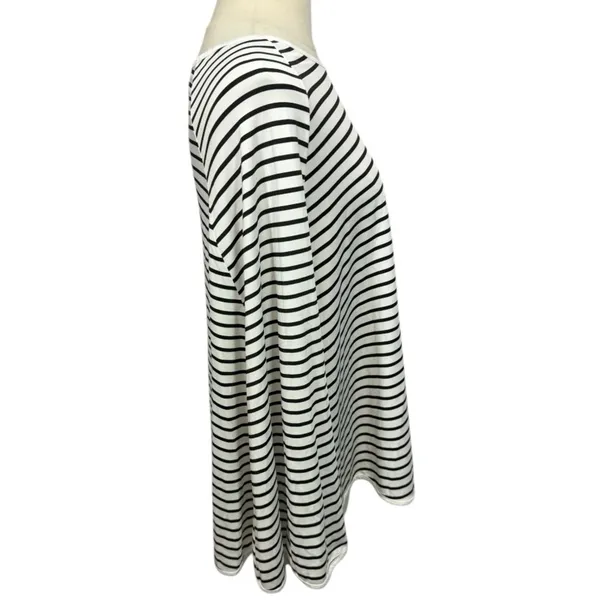 Kefee Kol Nursing Poncho Cover Up Black White Stripes‎ - Image 8