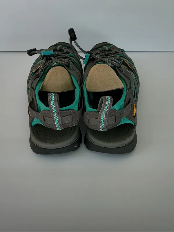 Keen Women's Gray and Teal Sport Sandals - Image 5
