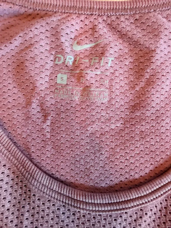 Nike Dri-FIT Seamless Long Sleeve Running Top Mauve Purple Women’s Small - Image 3