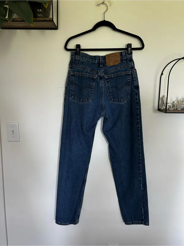 Vintage Levi’s 1999 90’s 550 Relaxed Fit Tapered Leg Size 8‎ Regular - Image 2