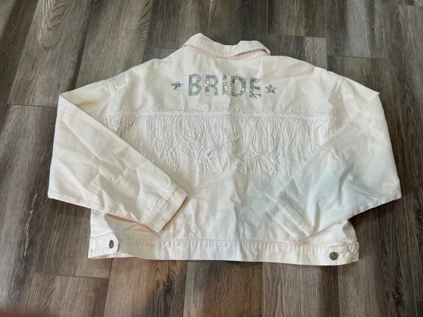 NWT Altar’d State Bride White Jean Jacket - Image 4