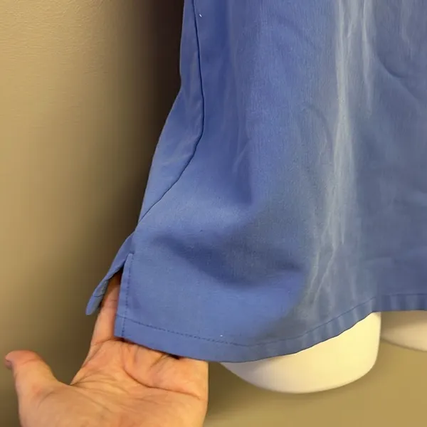 FIGS Technical Collection Blue Short Sleeve PO 2771 Medical Scrub Shirt-XS - Image 7
