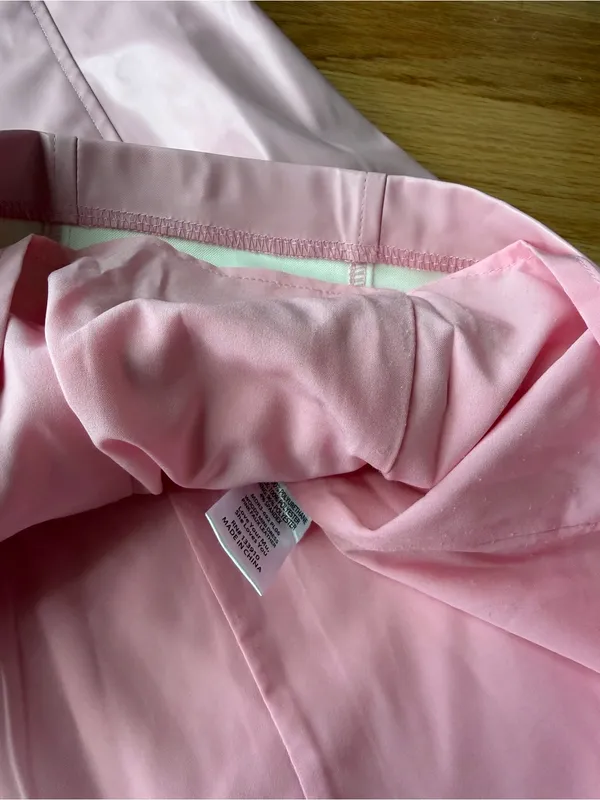 Show Me Your Mumu Pink Faux Leather Square Neck Mini Dress S - Image 6