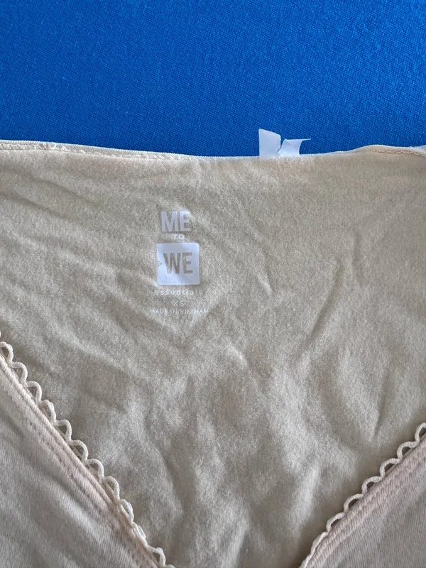 PacSun Butter Yellow Lace Baby tee - Image 3