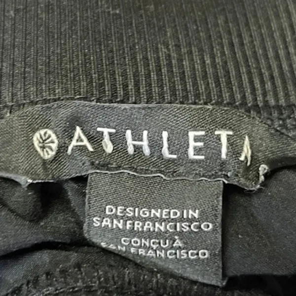 Athleta Women's Black High Waist Straight Leg Athletic Trousers Pants Size 6 - Image 4