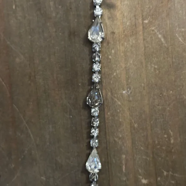 Vintage Rhinestone Tennis Bracelet - Image 5