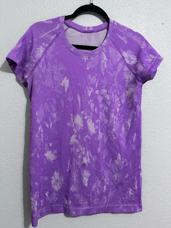 Lululemon Swiftly Tech Shirt 2.0 Shadow Bloom Magenta Faint Lavender - Image 3