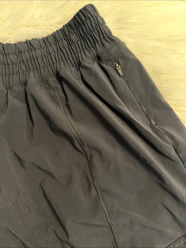 CRZ YOGA Black Women's Athletic Shorts with Elastic Waist size XL brand new - Image 2