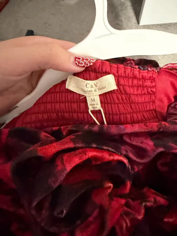 Shirt Red Size M - Image 4