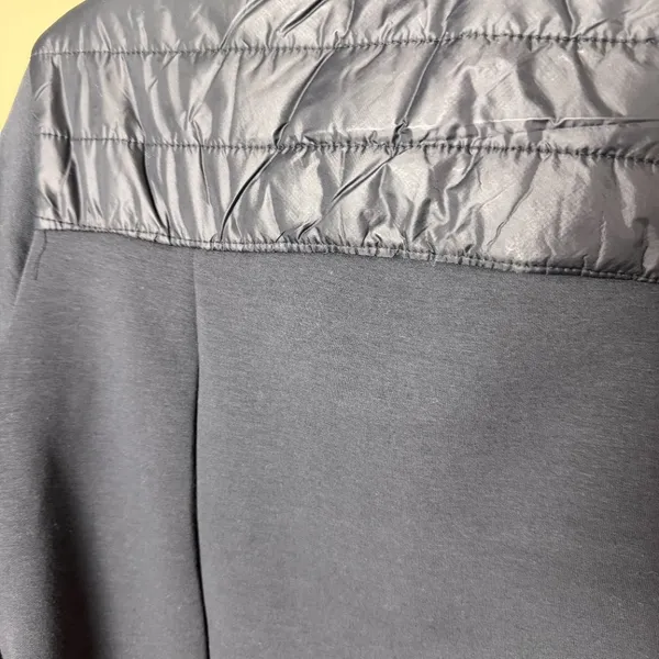 AVALANCHE Quilted Puffer Jacket Coat Zip Up Black Size Medium - Image 7