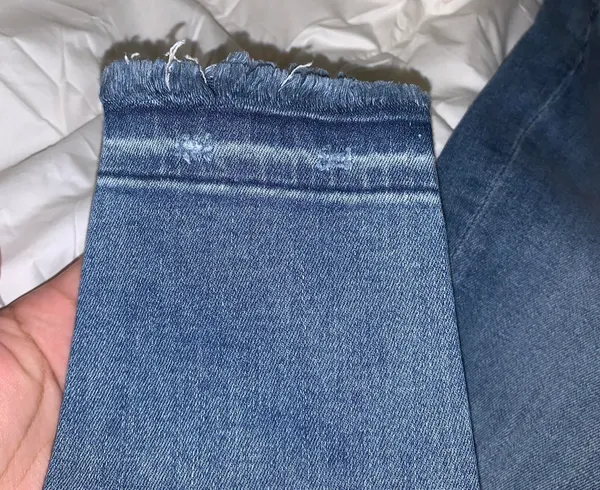 American Eagle High Waisted Lace Jeans - Image 5