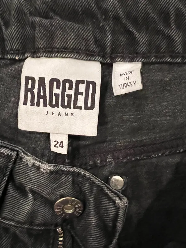 Womens RAGGED PRIEST BUTT CUT JEAN Size 24 Color Charcoal - Image 5