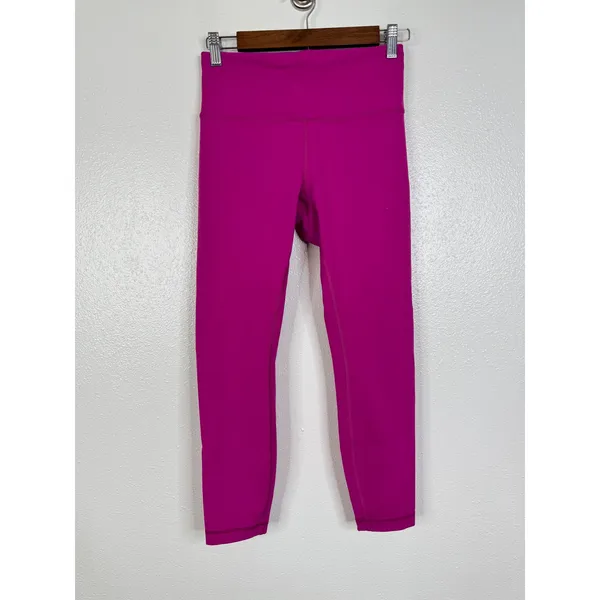 Lululemon Wunder Train High-Rise Tight 25 Ripened Raspberry Pink Leggings Size 8 - Image 3