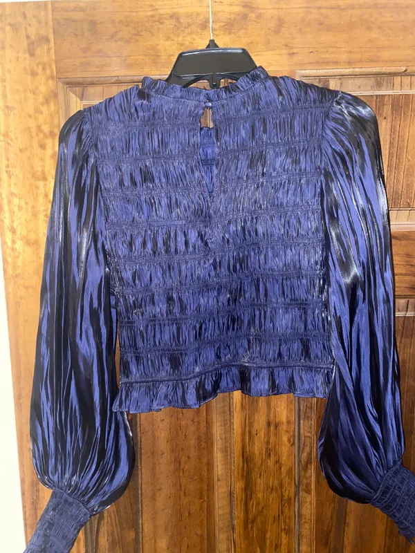 Blue Blouse Size L - Image 5