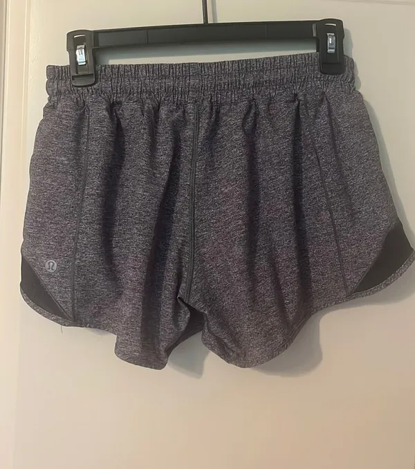 Heather Grey Lululemon Shorts Hotty Hot 4" - Image 2